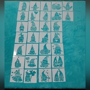 Gnome Stencil Set
